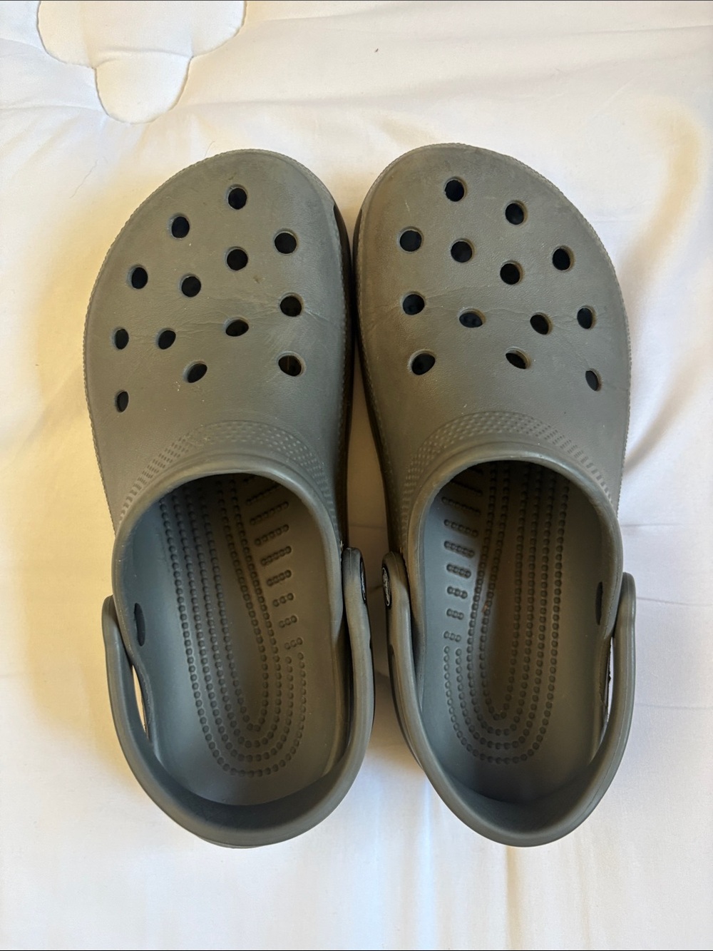 CROCS Kids Olive Green Classic Clog